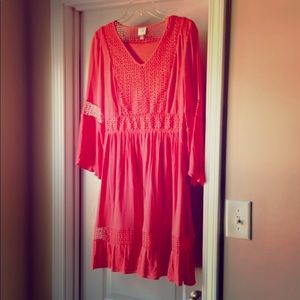 Coral Day Dress